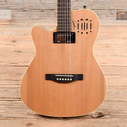 Godin A6 Ultra Natural 2013 LEFTY Electric Guitars / Semi-Hollow