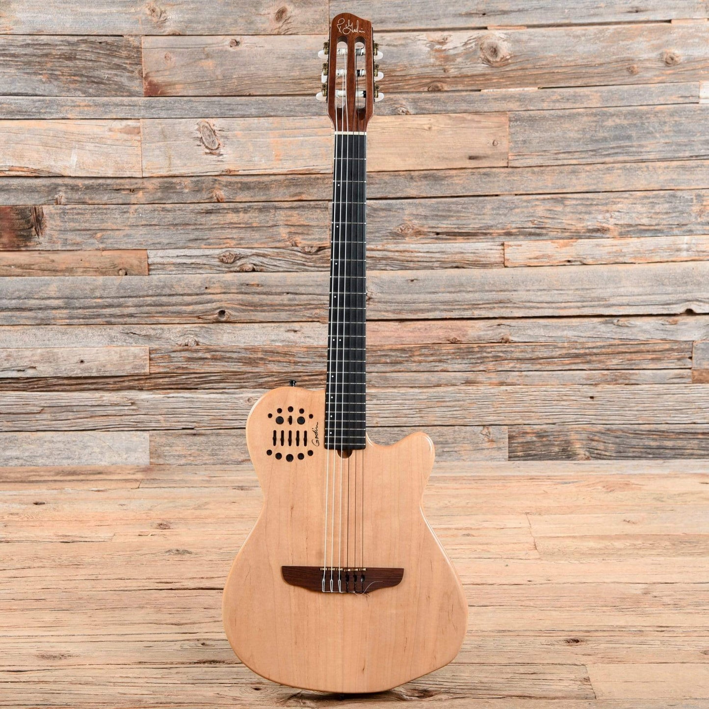 Godin ACS-SA Nylon Natural Electric Guitars / Semi-Hollow