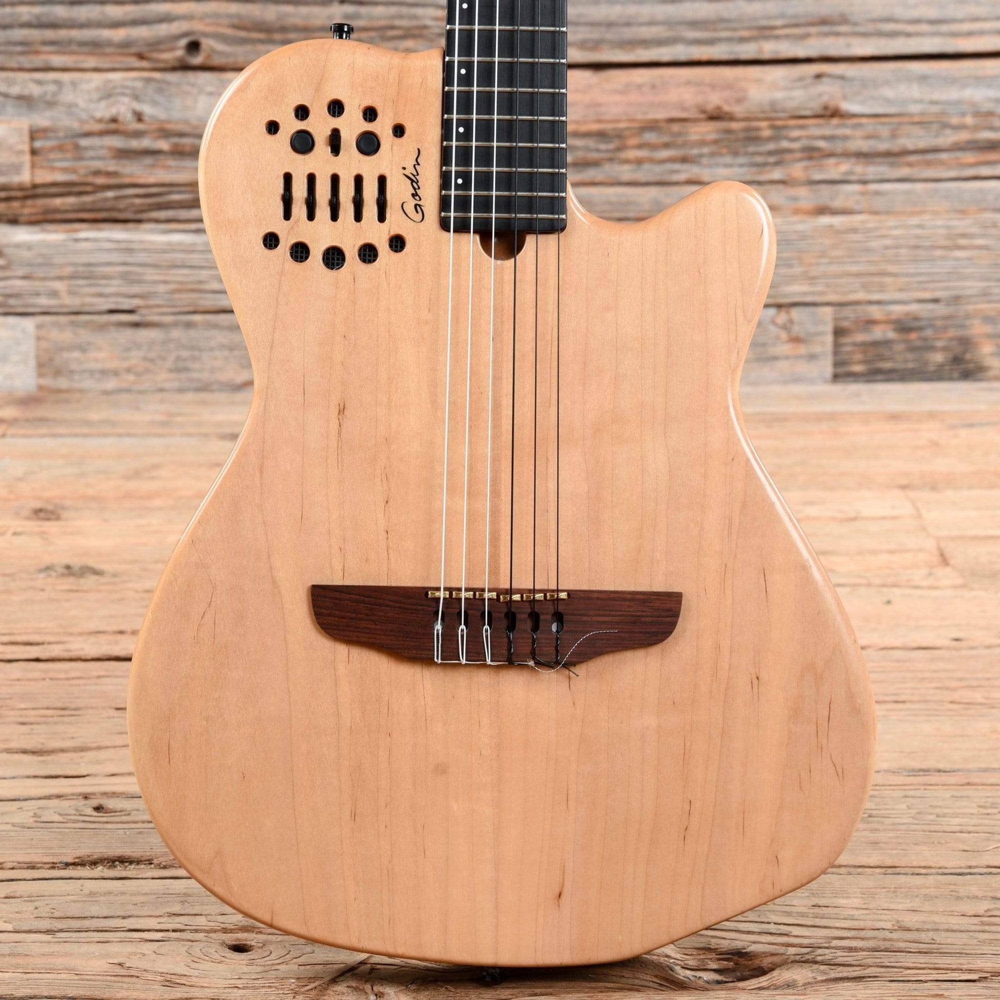 Godin ACS-SA Nylon Natural Electric Guitars / Semi-Hollow