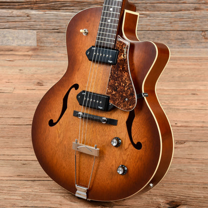 Godin Kingpin II Cognac Burst Electric Guitars / Semi-Hollow