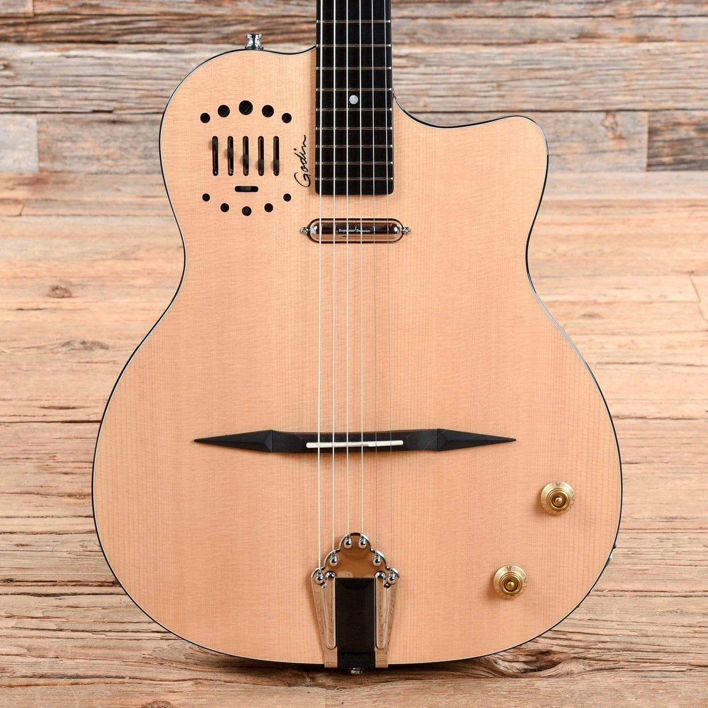 Godin Multiac Gypsy Jazz Natural 2018 Electric Guitars / Semi-Hollow