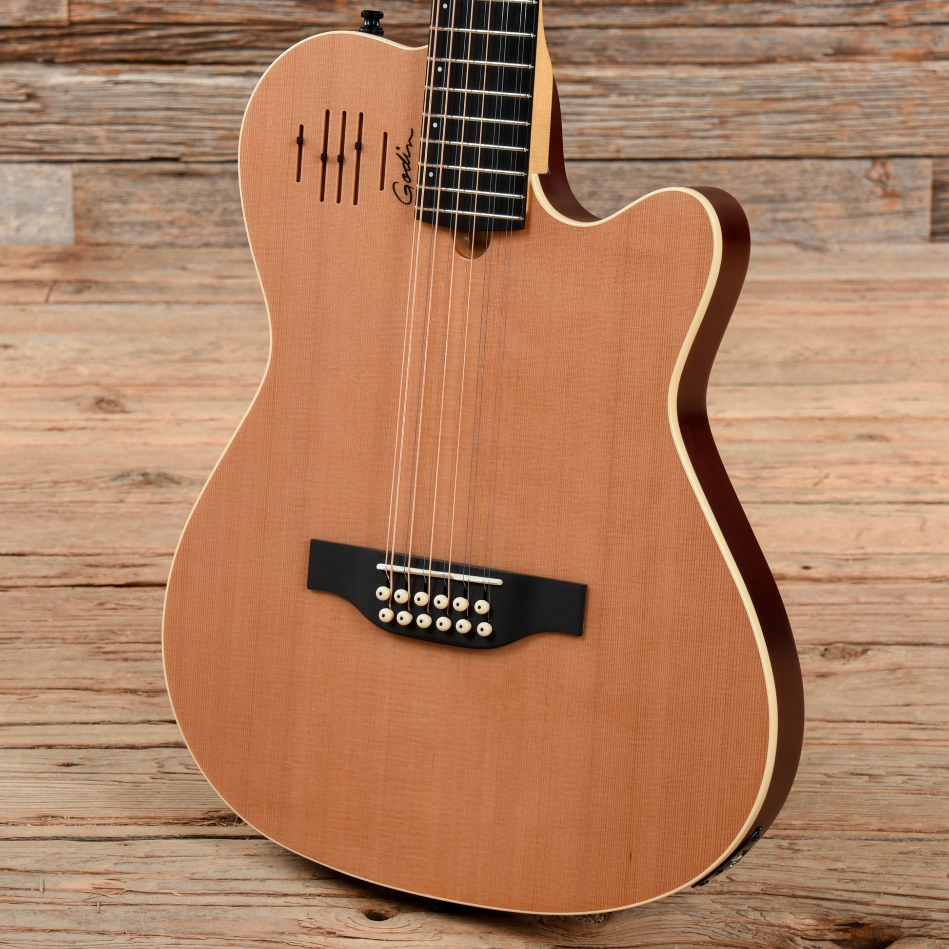 Godin A12 Natural Electric Guitars / Solid Body