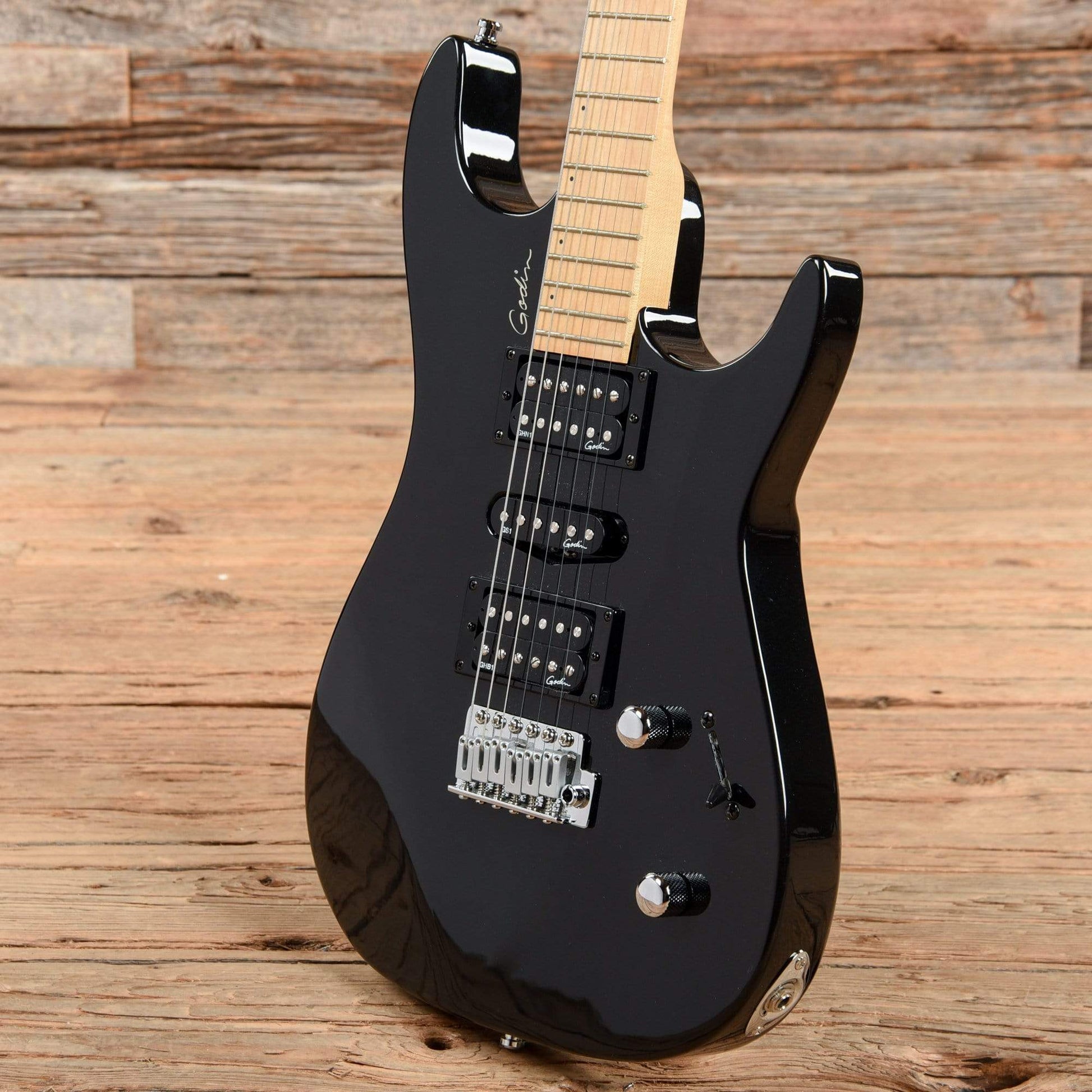 Godin Freeway Classic Black Electric Guitars / Solid Body