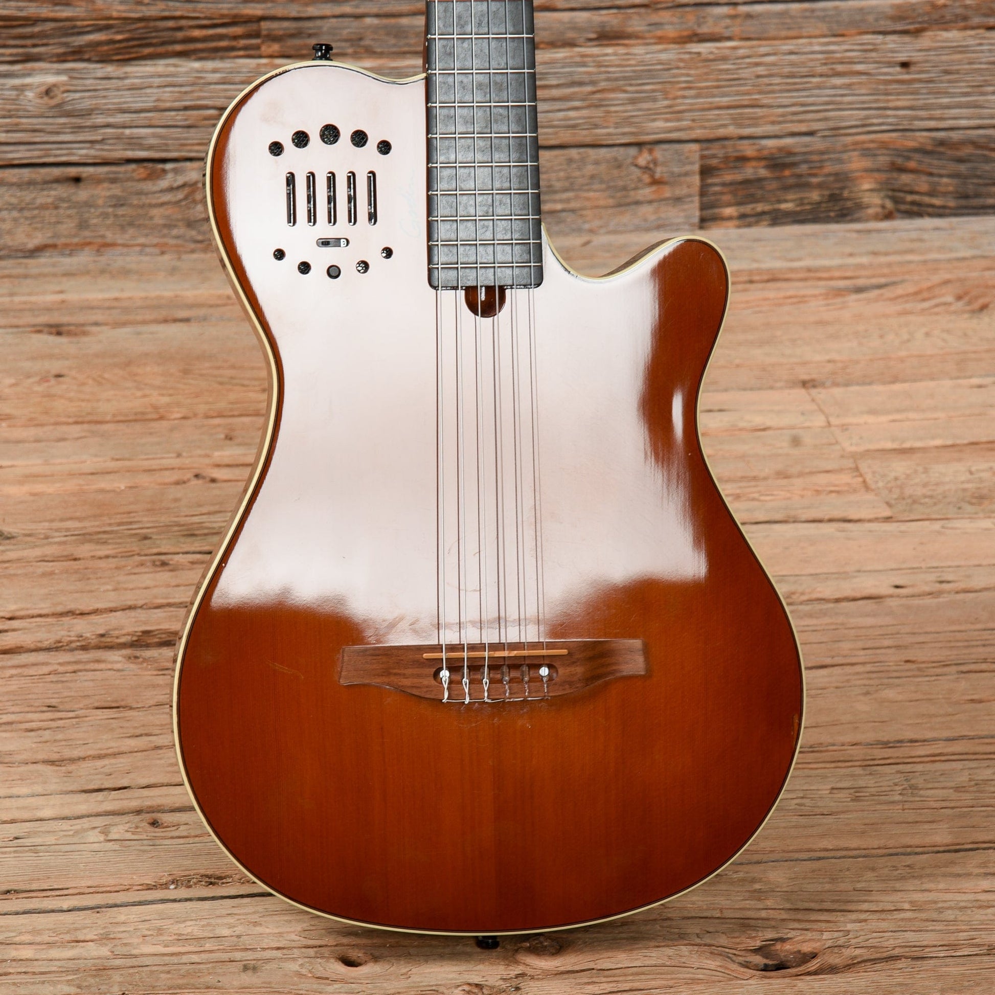 Godin Multiac Grand Concert Duet Ambiance Sunburst Electric Guitars / Solid Body