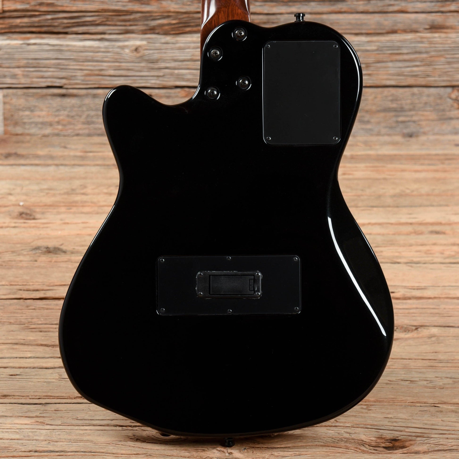 Godin Nylon Synth ACS Slim SA Black Electric Guitars / Solid Body