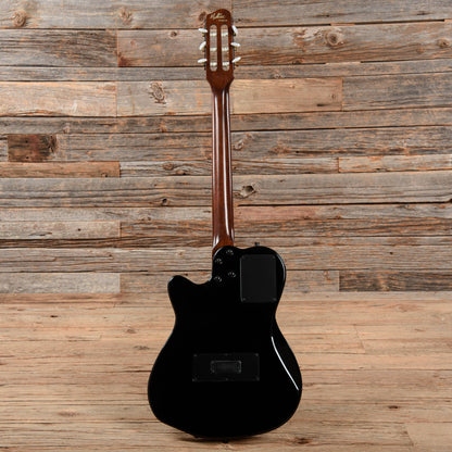 Godin Nylon Synth ACS Slim SA Black Electric Guitars / Solid Body