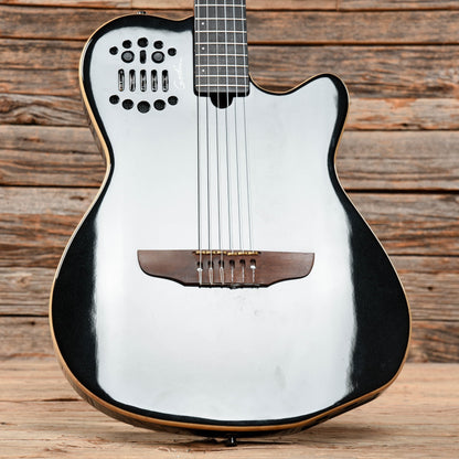 Godin Nylon Synth ACS Slim SA Black Electric Guitars / Solid Body