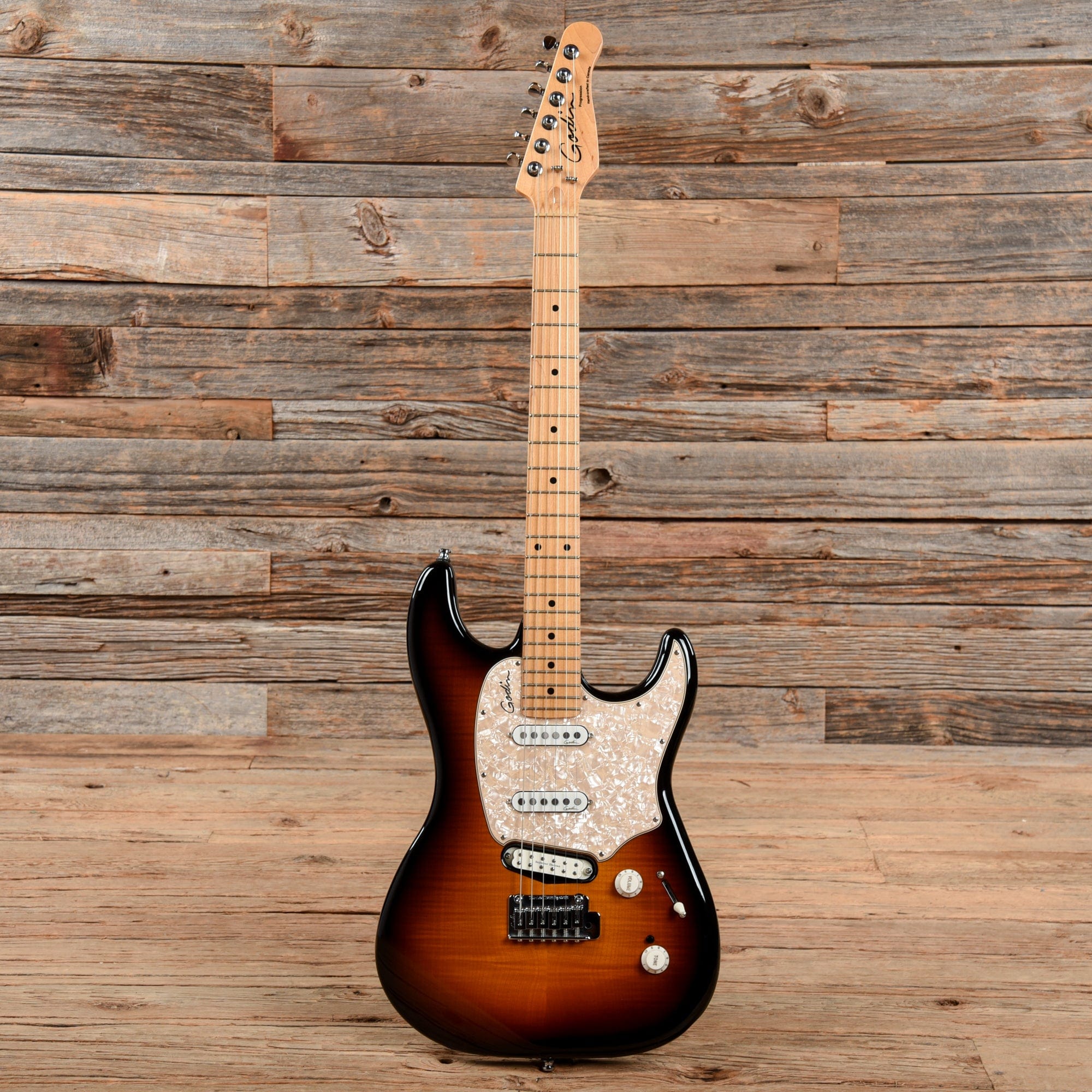 ■Godin Progression Plus ゴダン セイモアダンカン Godin Progression Plus Sunburst 2017 – Chicago Music Exchange