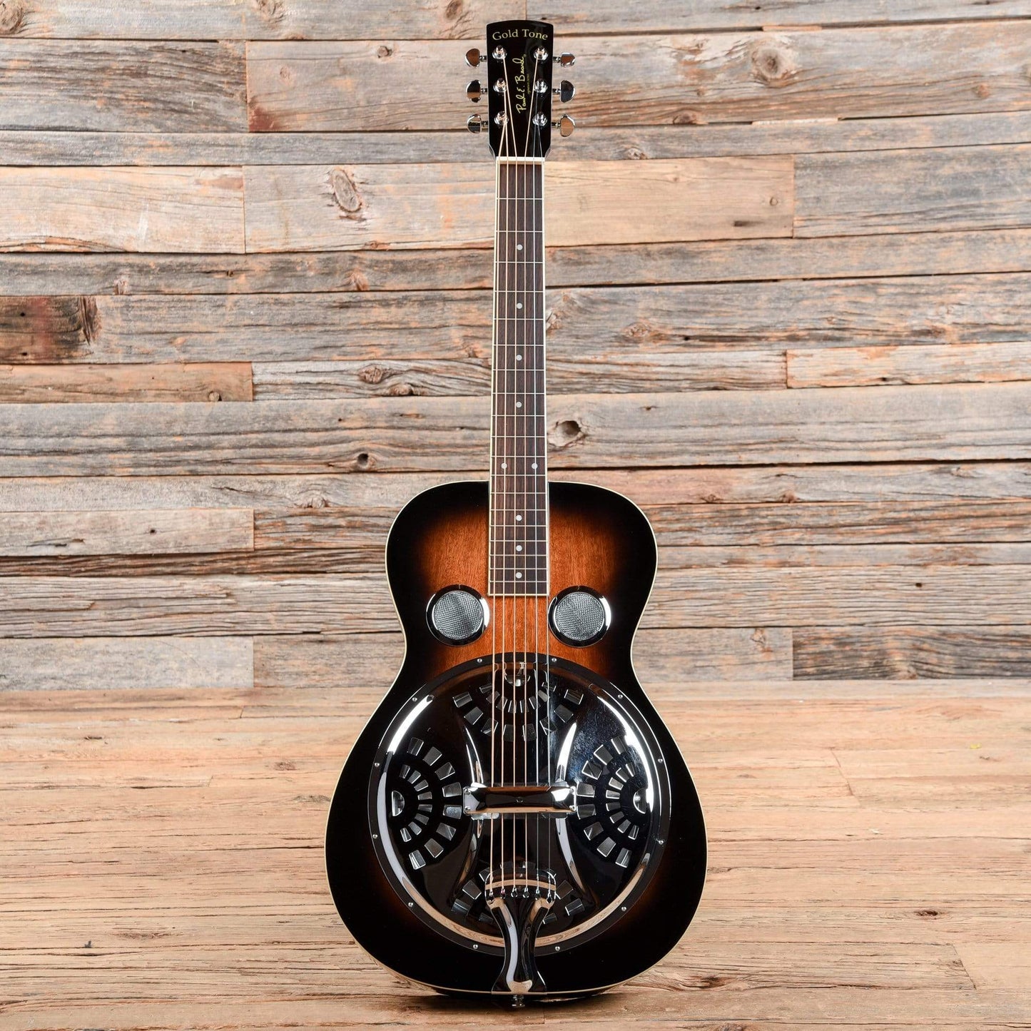 Gold Tone Paul E. Beard Signature Squareneck Resonator Sunburst Acoustic Guitars / Resonator