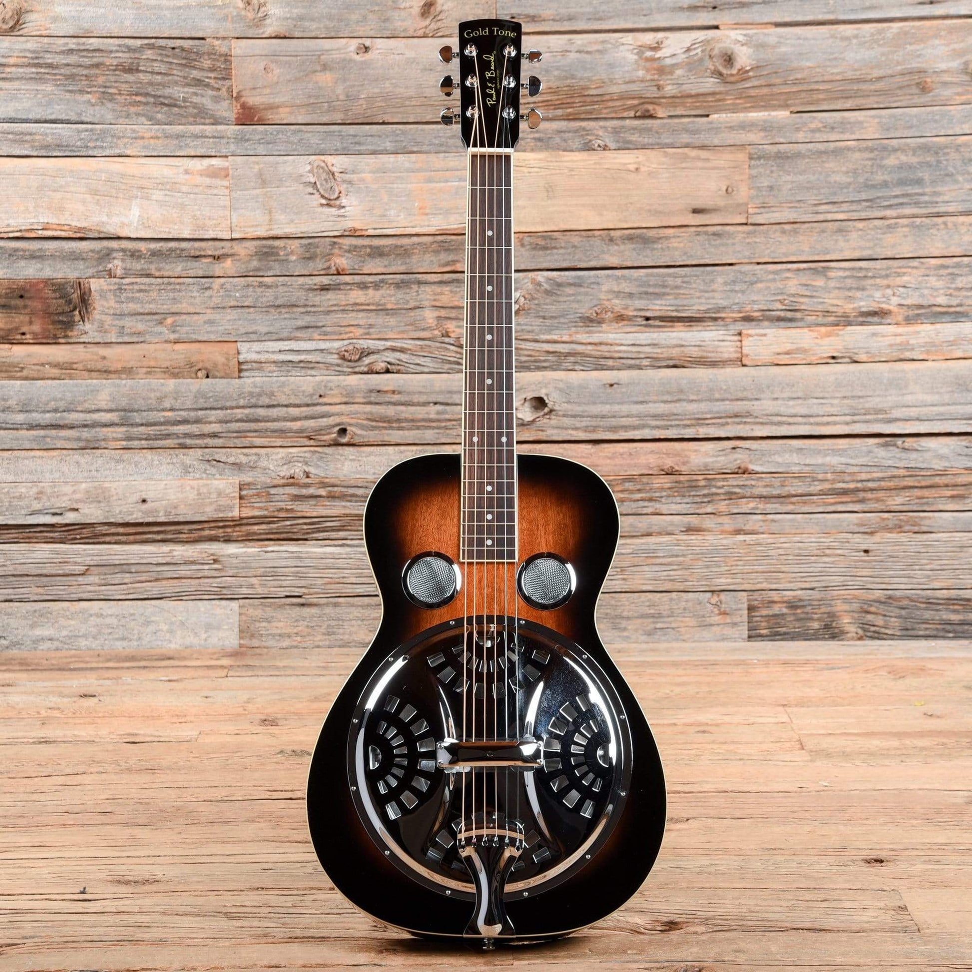 Gold Tone Paul E. Beard Signature Squareneck Resonator Sunburst Acoustic Guitars / Resonator