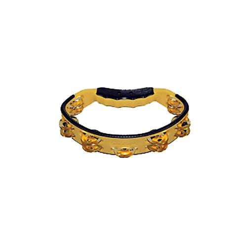 Gon Bops Yellow Tambourine w/Brass Jingles Drums and Percussion / Auxiliary Percussion