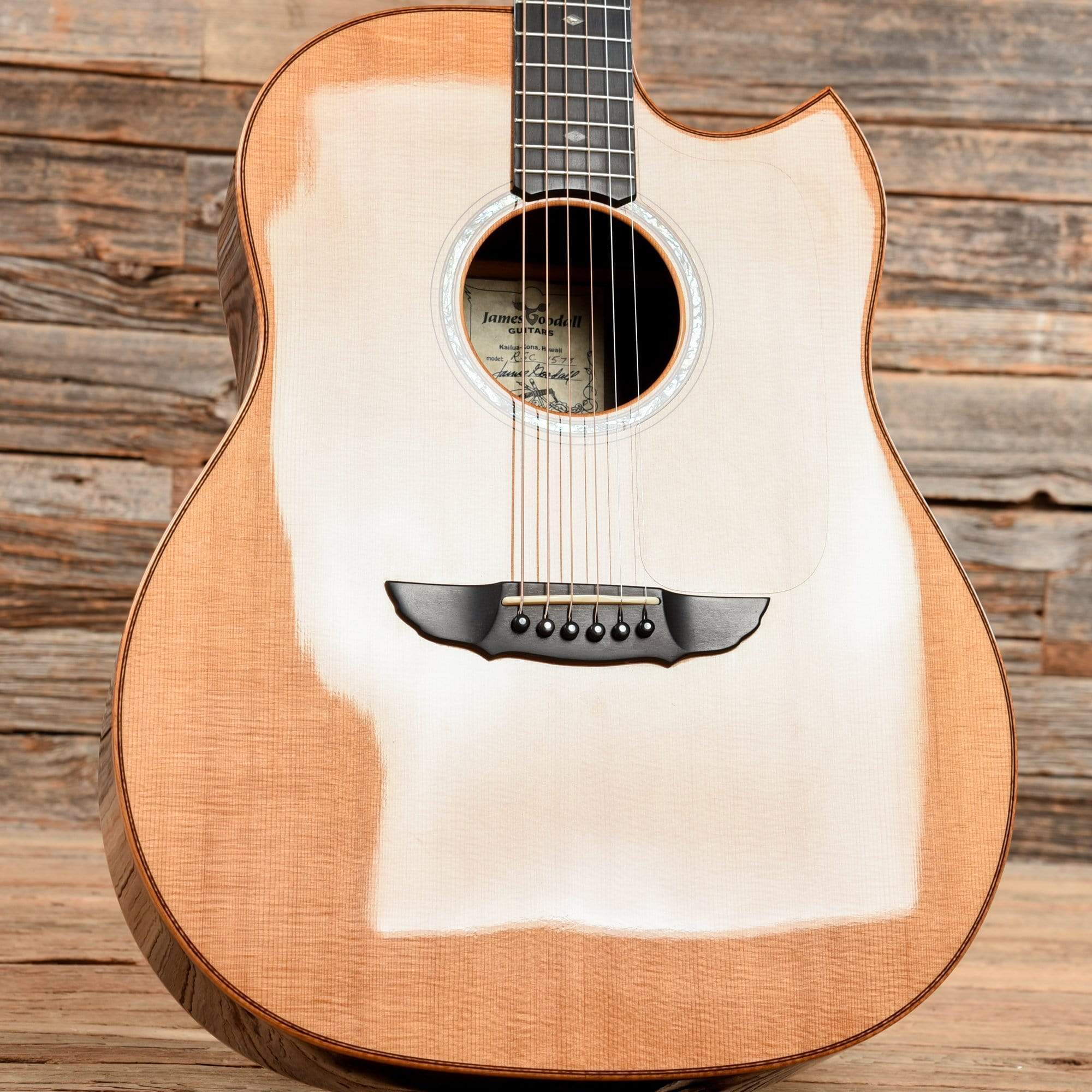 Goodall Standard Cutaway Natural 1995 Acoustic Guitars / OM and Auditorium