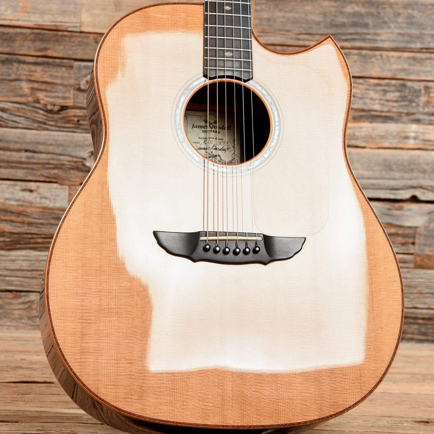 Goodall Standard Cutaway Natural 1995 Acoustic Guitars / OM and Auditorium