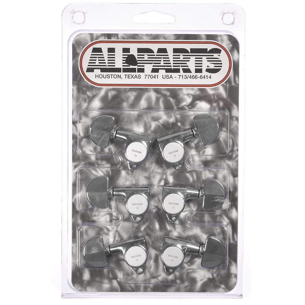 Gotoh Full-Size 3x3 Tuners - Chrome Parts / Tuning Heads