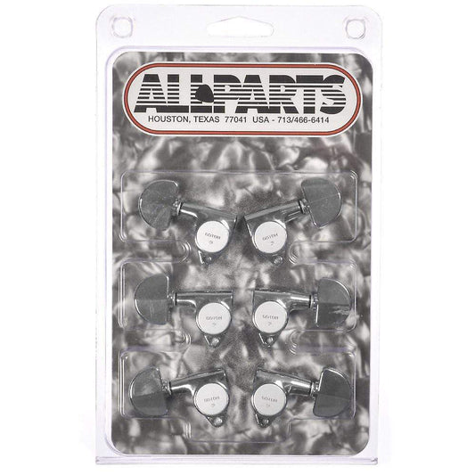 Gotoh Full-Size 3x3 Tuners - Chrome Parts / Tuning Heads