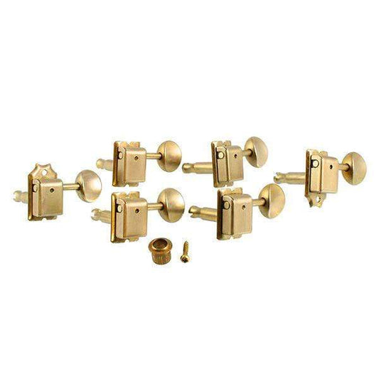 Gotoh Tuning Keys Vintage 6-in-Line 15:1 Gold Parts / Tuning Heads