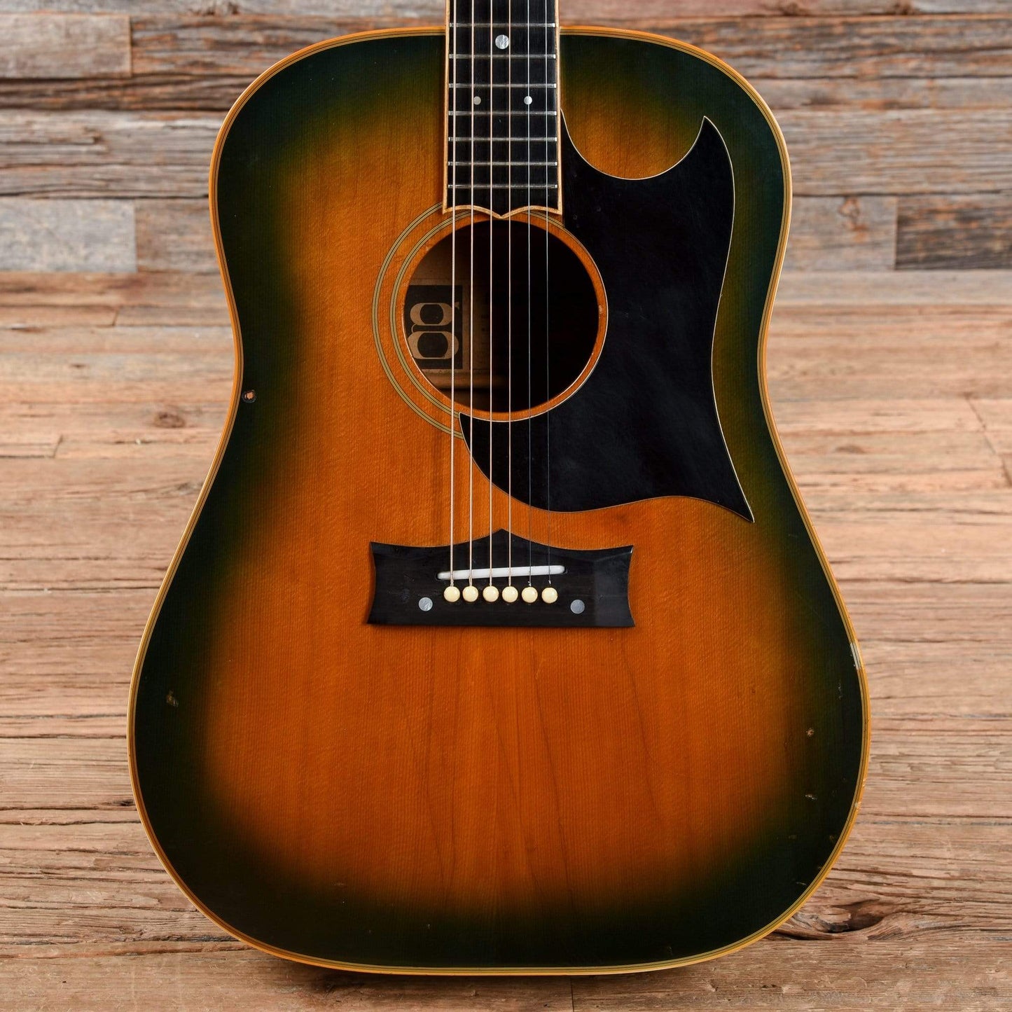 Grammer G-20C Green Burst 1960s Acoustic Guitars