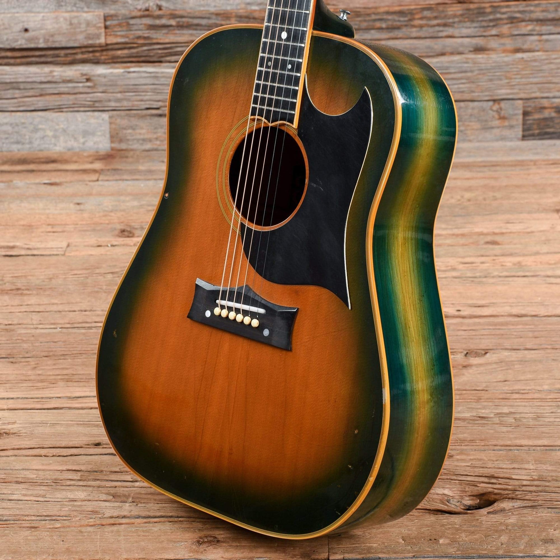 Grammer G-20C Green Burst 1960s Acoustic Guitars