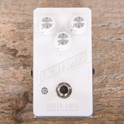 Greer Amps Lightspeed LTD Edition Snowblind Organic Overdrive Pedal Effects and Pedals / Overdrive and Boost