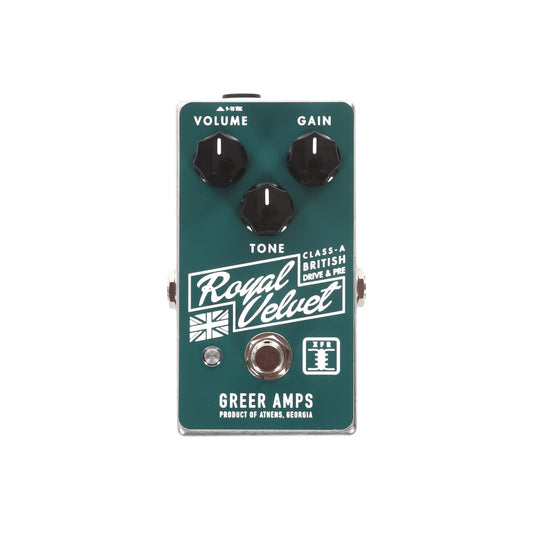 Greer Amps Royal Velvet Class-A British Drive and Pre Effects and Pedals / Overdrive and Boost