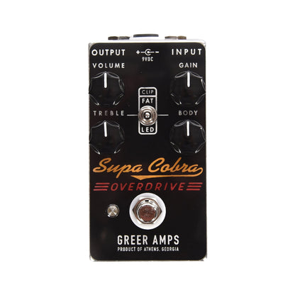 Greer Amps Supa Cobra Overdrive Effects and Pedals / Overdrive and Boost