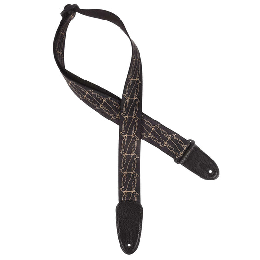 Gretsch Double Penguin Black/Gold Strap Accessories / Straps