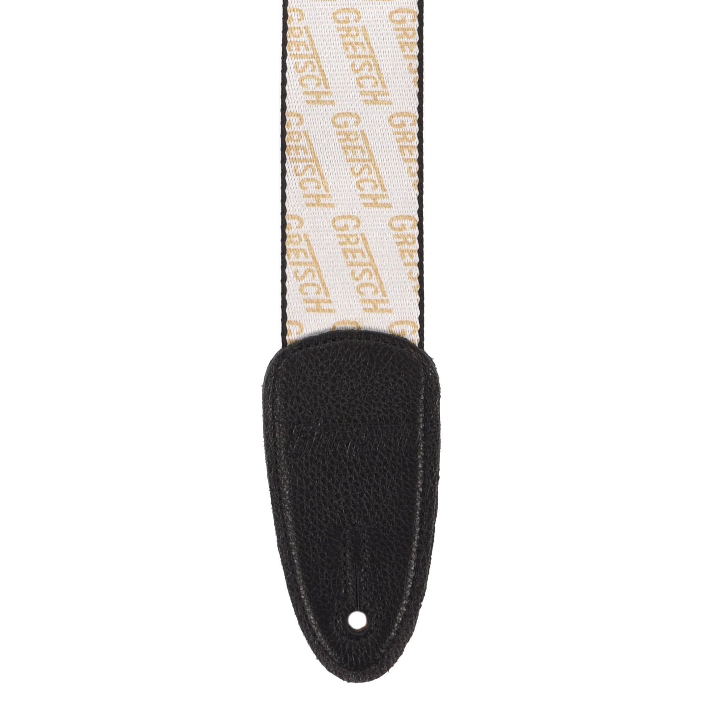 Gretsch Logo White/Gold Strap Accessories / Straps