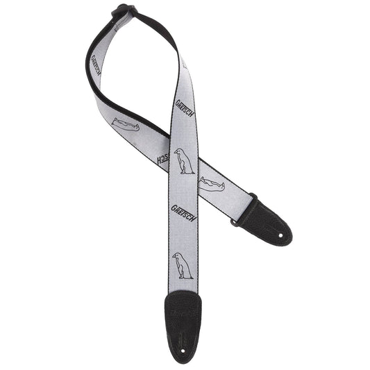 Gretsch Penguin Grey/Black Strap Accessories / Straps