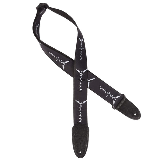 Gretsch Wings Black/Grey Strap Accessories / Straps