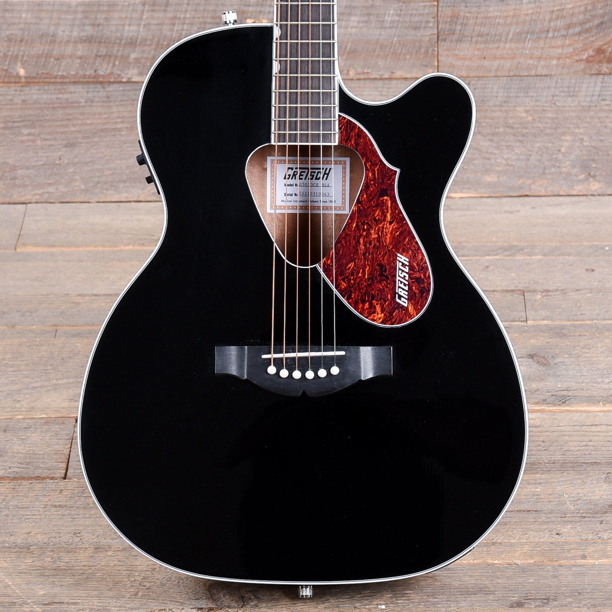 Gretsch G5013CE Rancher Junior Cutaway Black Acoustic Guitars / Built-in Electronics