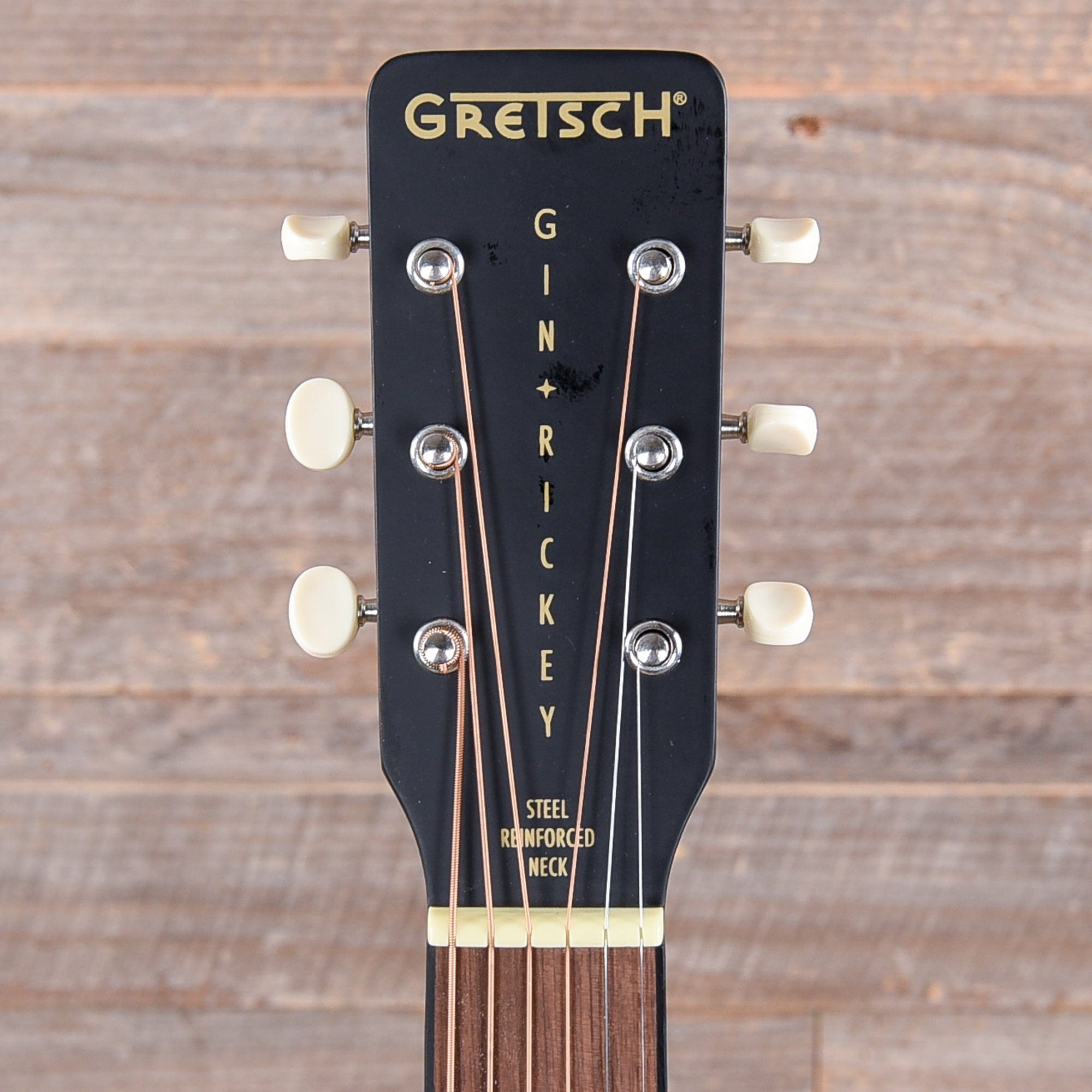 Gretsch G9520E Gin Rickey Acoustic/Electric Smokestack Black w/Soundhole Pickup Acoustic Guitars / Built-in Electronics