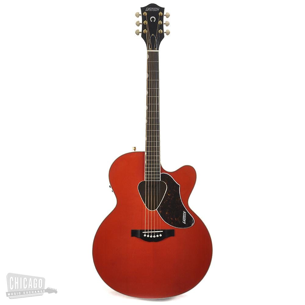Gretsch G5022CE Rancher Jumbo Cutaway Orange Acoustic Guitars / Jumbo