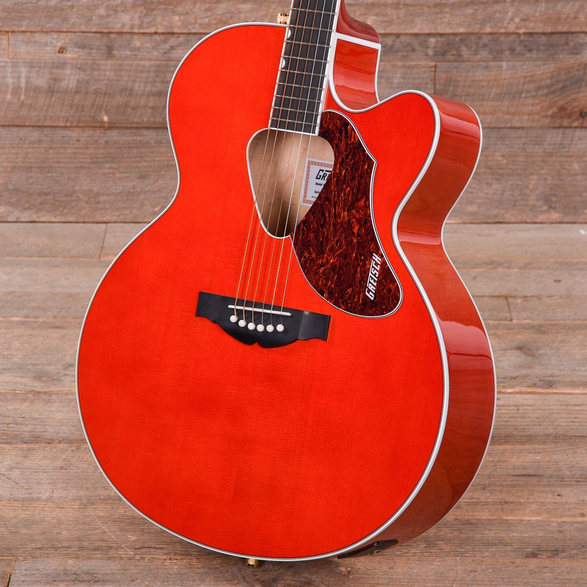 Gretsch G5022CE Rancher Jumbo Cutaway Orange Acoustic Guitars / Jumbo
