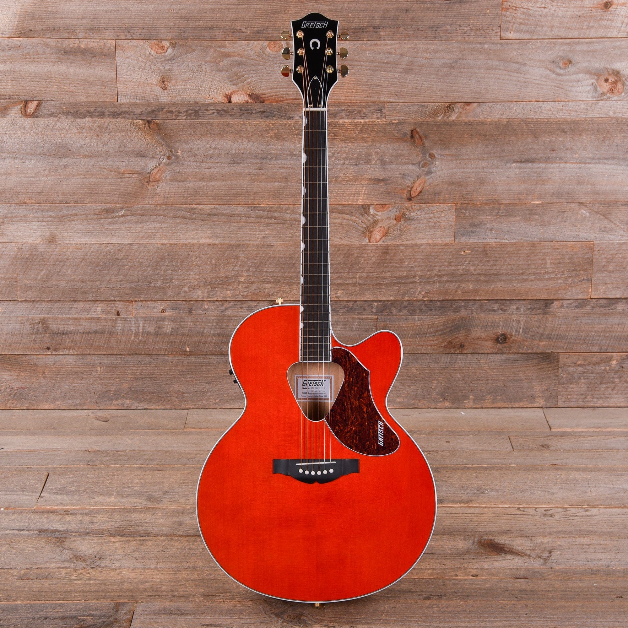 Gretsch G5022CE Rancher Jumbo Cutaway Orange Acoustic Guitars / Jumbo