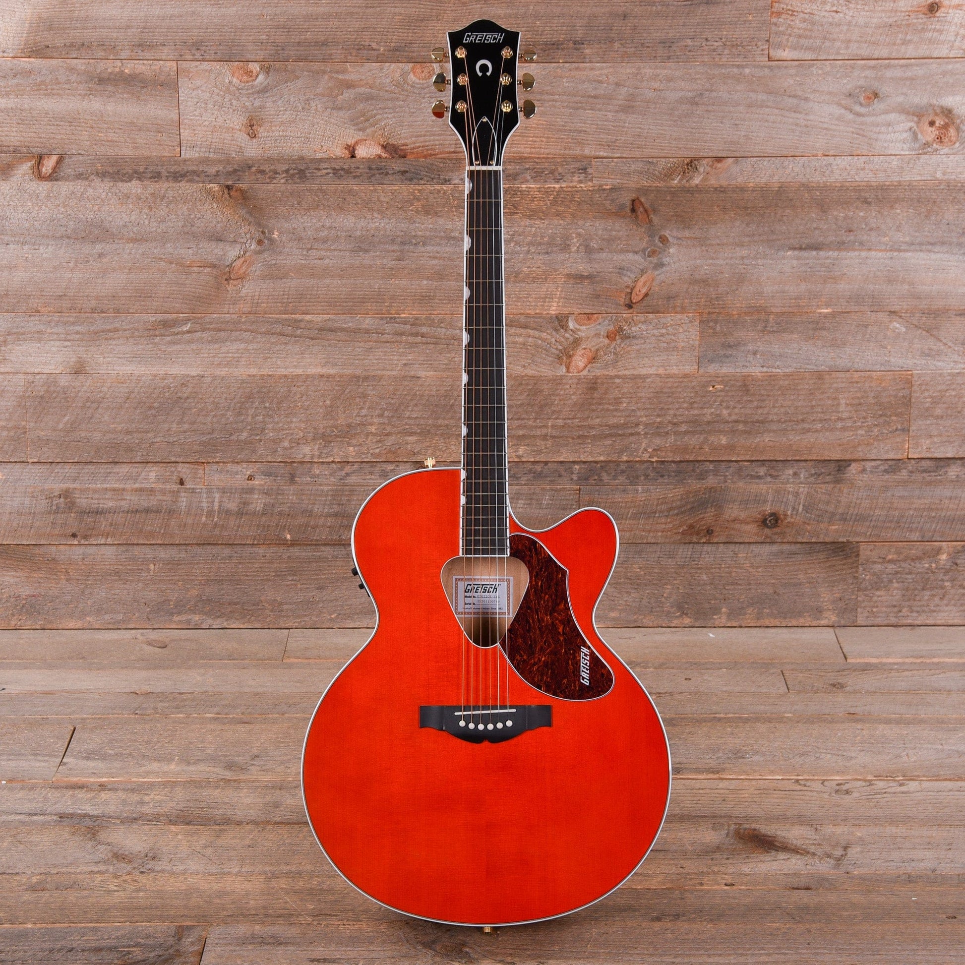 Gretsch G5022CE Rancher Jumbo Cutaway Orange Acoustic Guitars / Jumbo