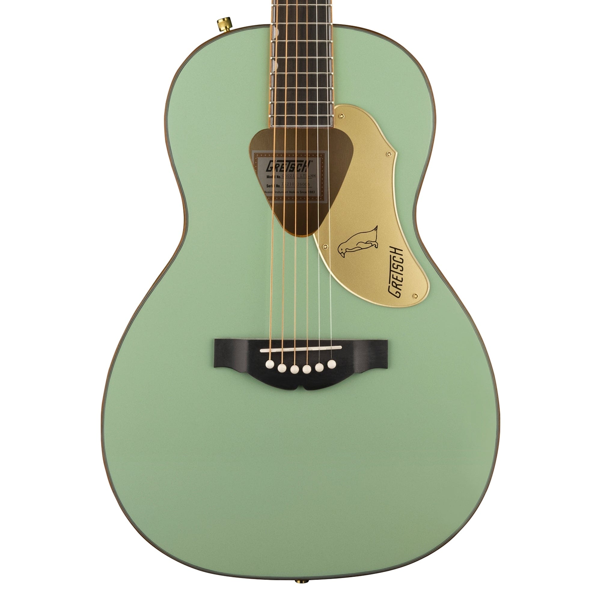 Gretsch G5021E Rancher Penguin Acoustic/Electric Mint Metallic Acoustic Guitars / Parlor