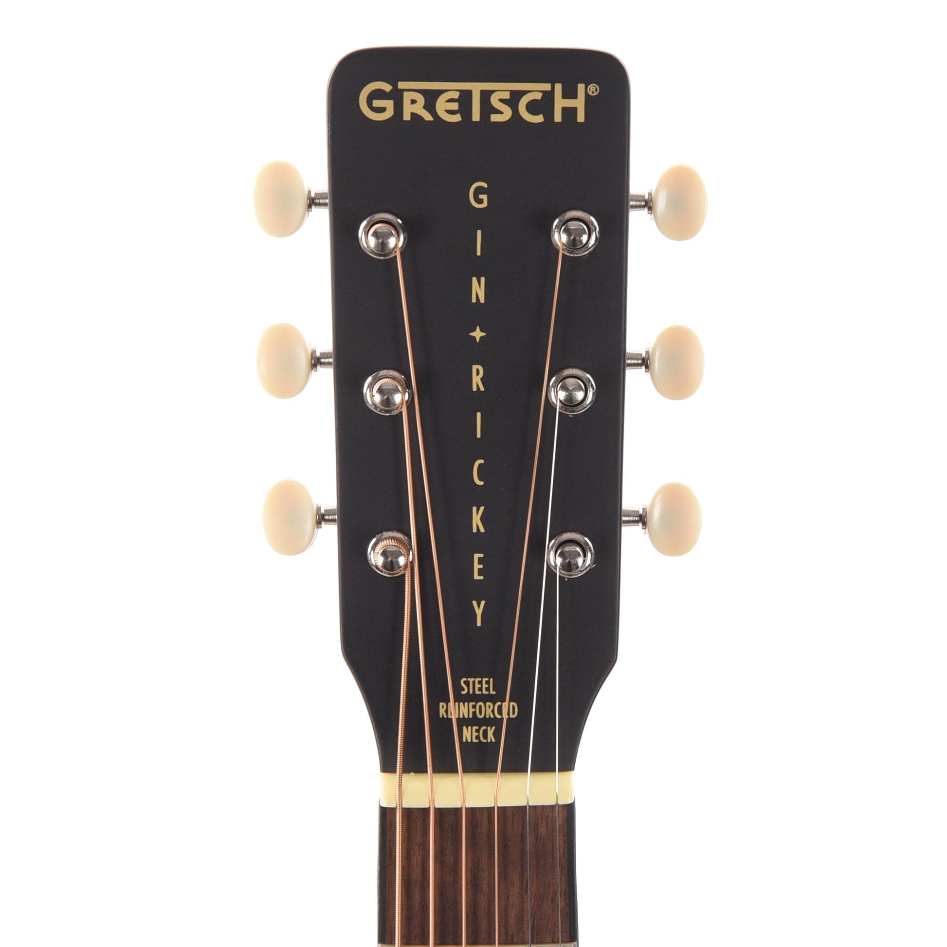 Gretsch G9520E Gin Rickey Acoustic/Electric Smokestack Black w/Soundhole Pickup Acoustic Guitars / Parlor