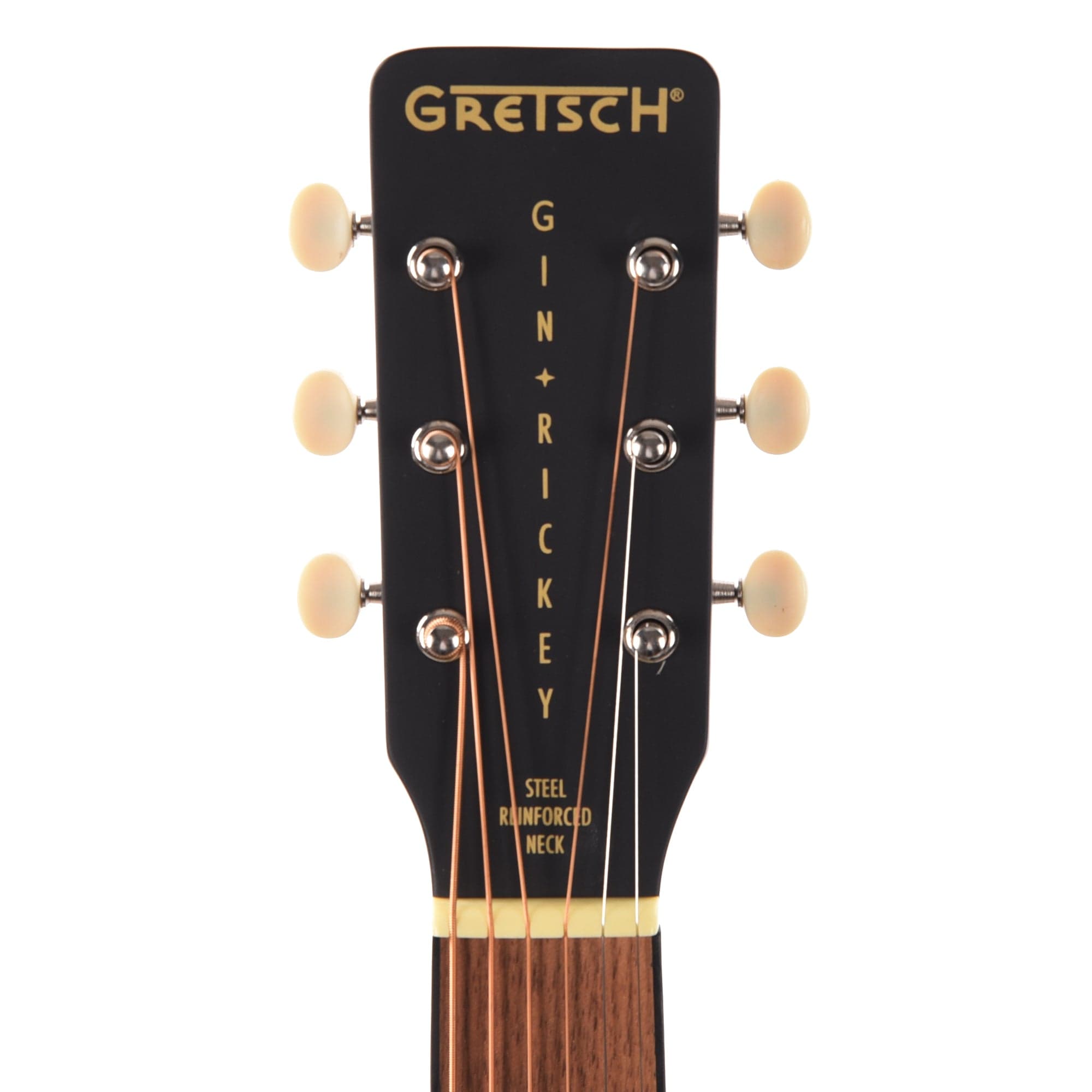 Gretsch G9520E Gin Rickey Acoustic/Electric Smokestack Black w/Soundhole Pickup Acoustic Guitars / Parlor