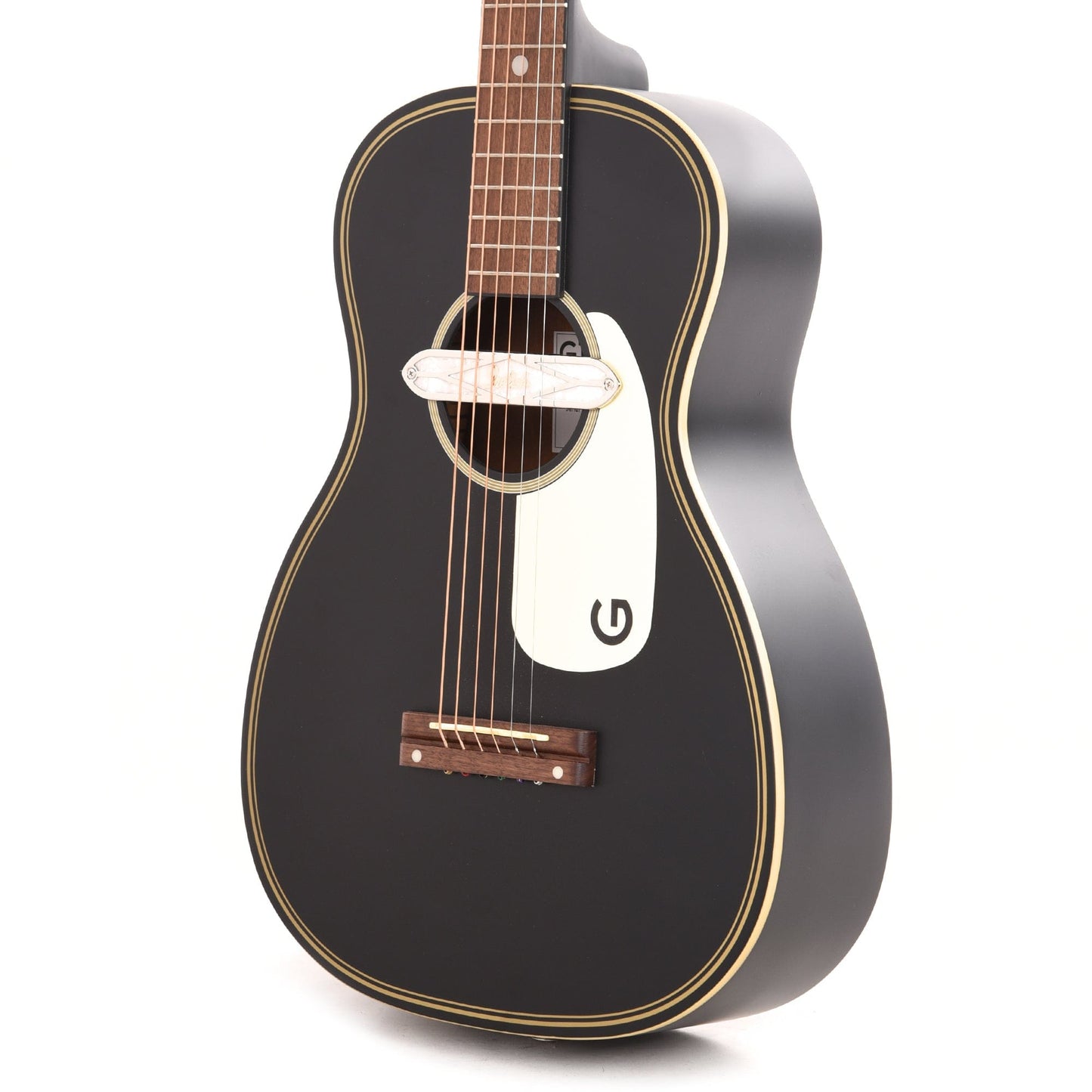 Gretsch G9520E Gin Rickey Acoustic/Electric Smokestack Black w/Soundhole Pickup Acoustic Guitars / Parlor