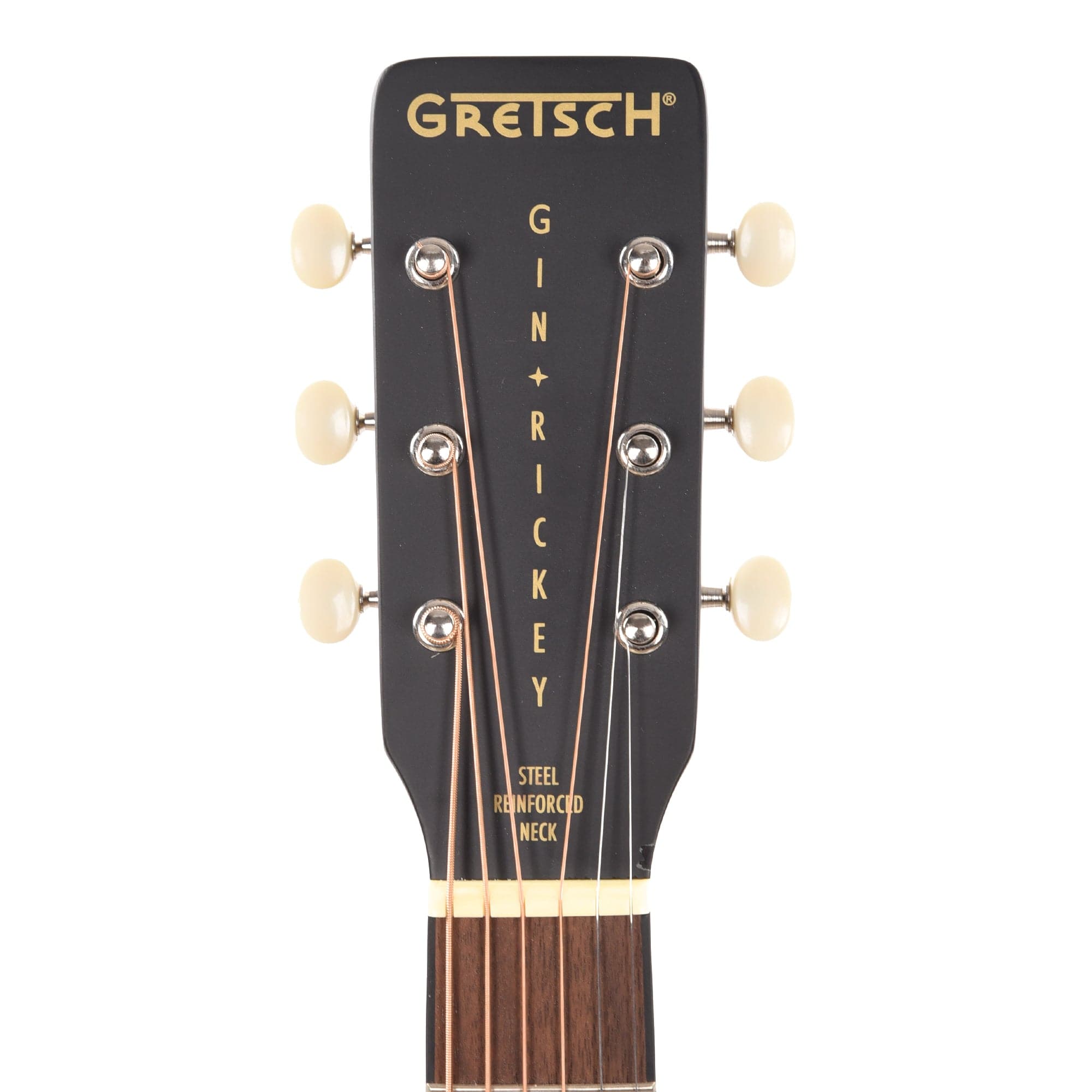 Gretsch G9520E Gin Rickey Acoustic/Electric Smokestack Black w/Soundhole Pickup Acoustic Guitars / Parlor
