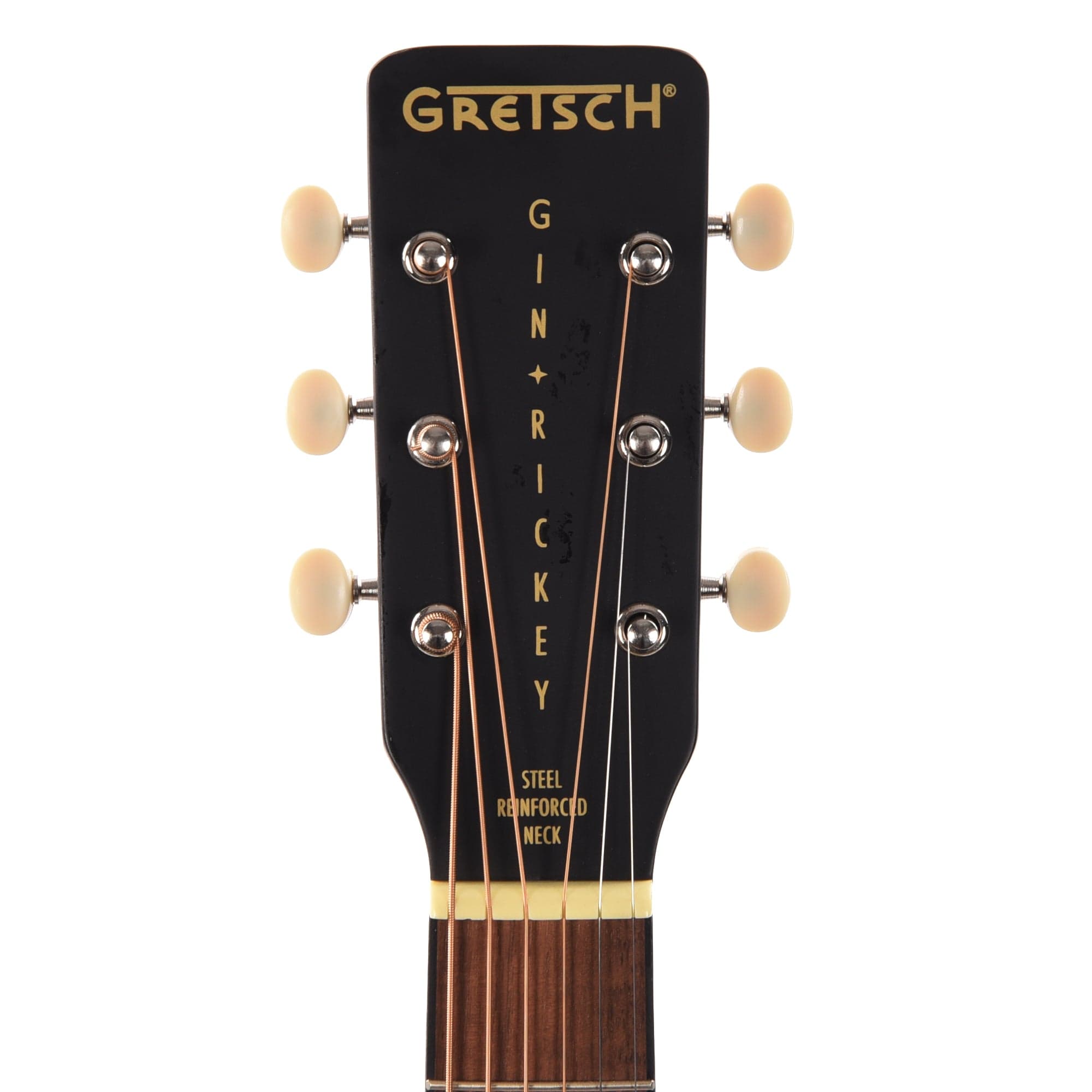 Gretsch G9520E Gin Rickey Acoustic/Electric Smokestack Black w/Soundhole Pickup Acoustic Guitars / Parlor