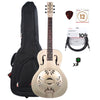 Gretsch G9201 Honey Dipper Round-Neck Brass Body w/Gig Bag, Tuner, (1) Cable, Picks and Strings Bundle Acoustic Guitars / Resonator