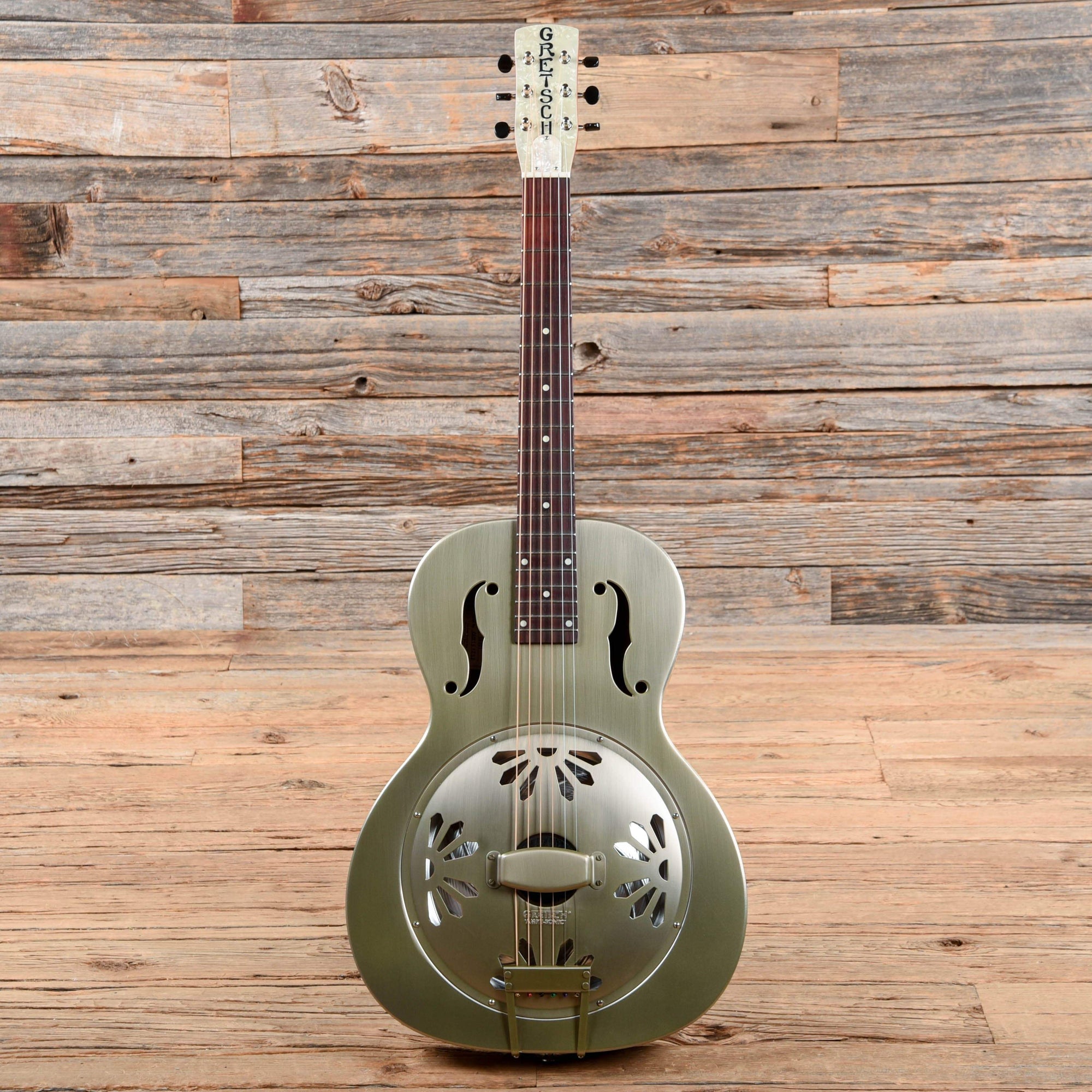 Gretsch G9201 Honey Dipper RoundNeck Swamp Green 2019 Chicago Music