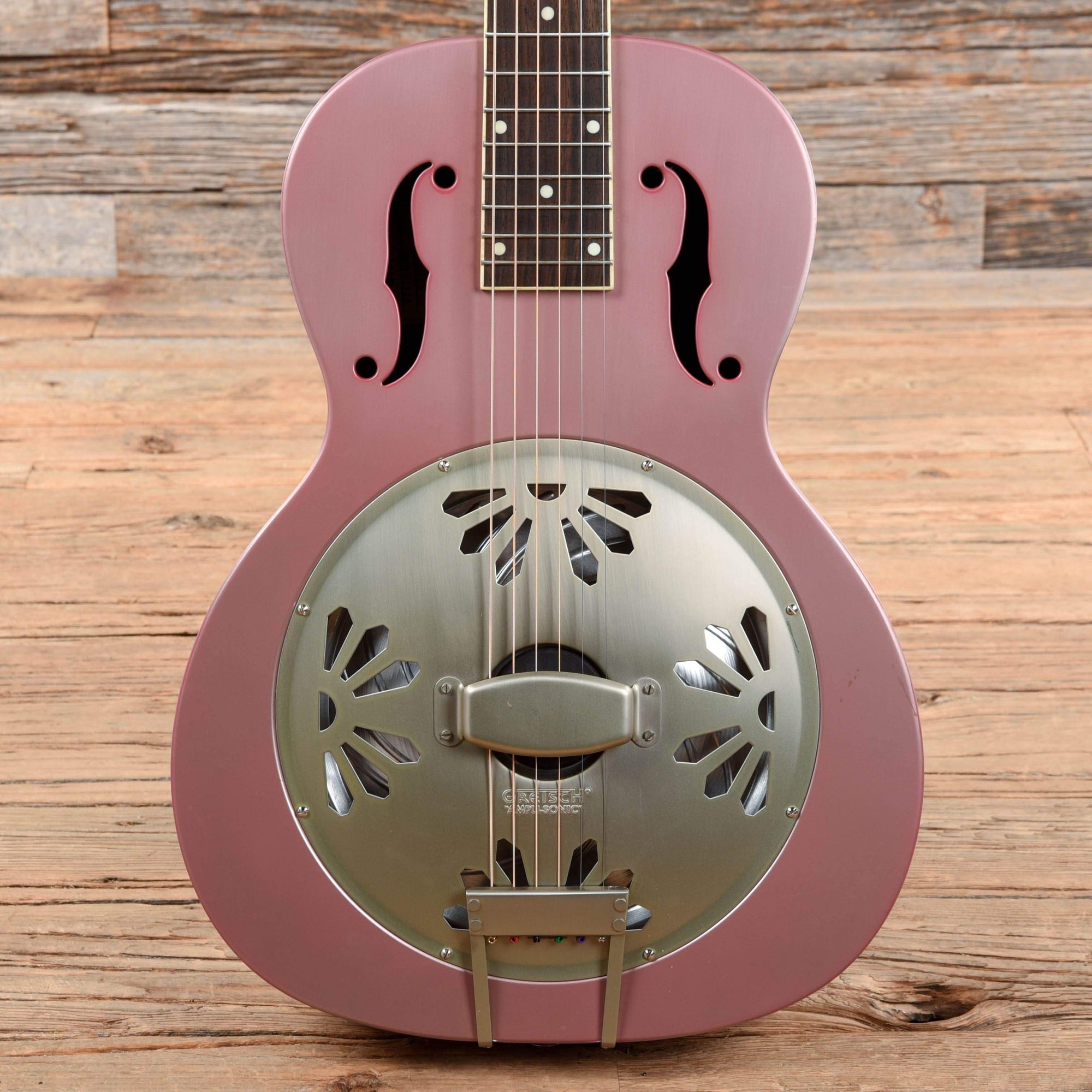 Gretsch G9212 Honey Dipper Special SquareNeck Resonator pink Chicago