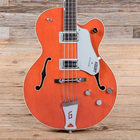 Gretsch G6119BO Broadkaster Bass Orange 2011 Bass Guitars / 4-String