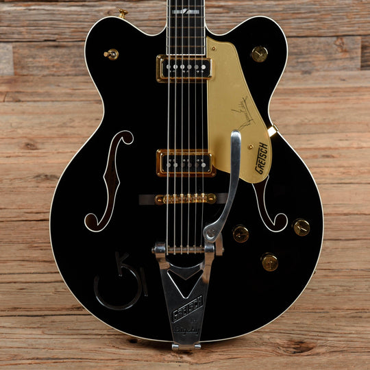 Gretsch G6120TB-DE Limited Edition Duane Eddy Signature 6-String Bass Black Pearl Bass Guitars / Short Scale