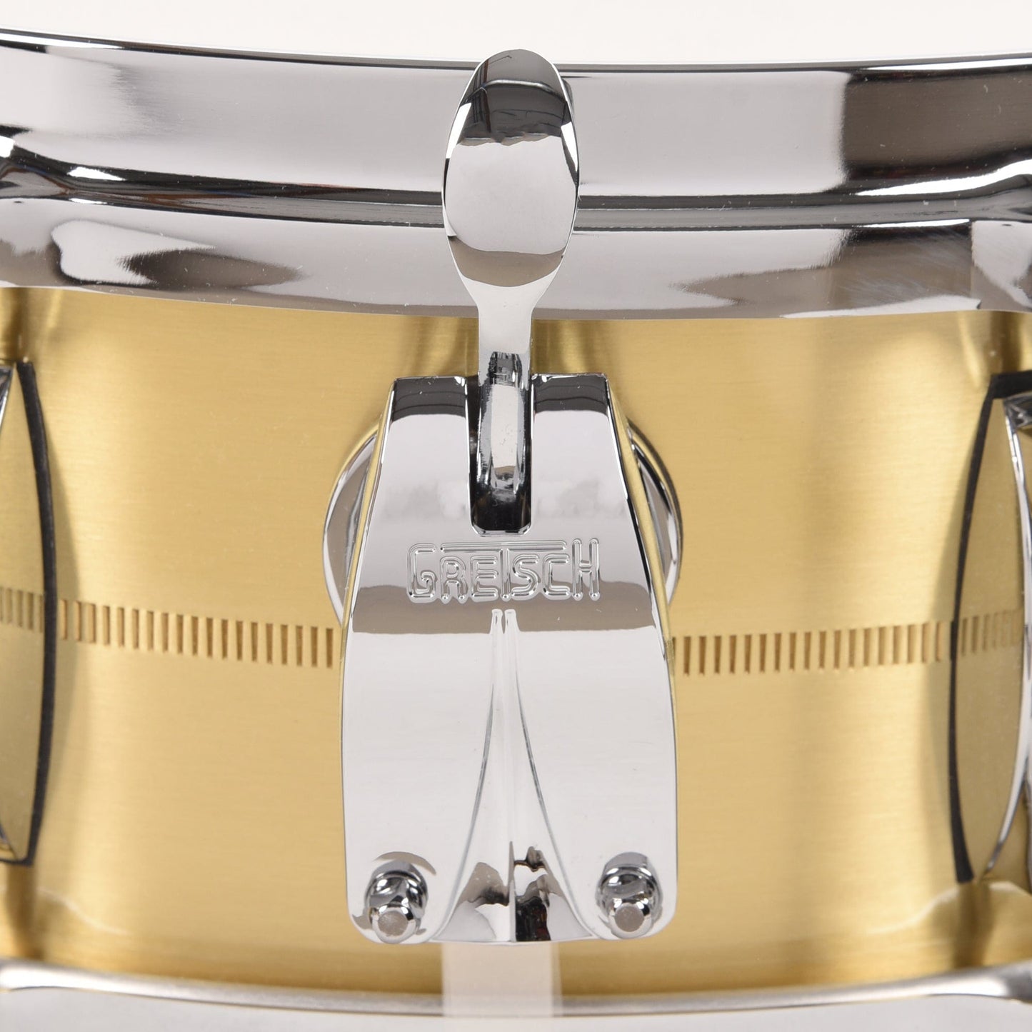 Gretsch 5x14 USA Custom Bell Brass Snare Drum Drums and Percussion / Acoustic Drums / Snare