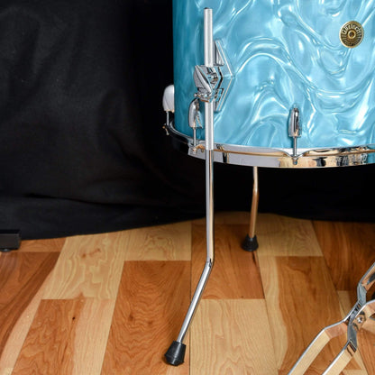Gretsch Broadkaster 10/12/16/22 4pc. Drum Kit Aqua Satin Flame Drums and Percussion / Acoustic Drums / Full Acoustic Kits