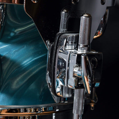 Gretsch Broadkaster 10/12/16/22 4pc. Drum Kit Aqua Satin Flame Drums and Percussion / Acoustic Drums / Full Acoustic Kits