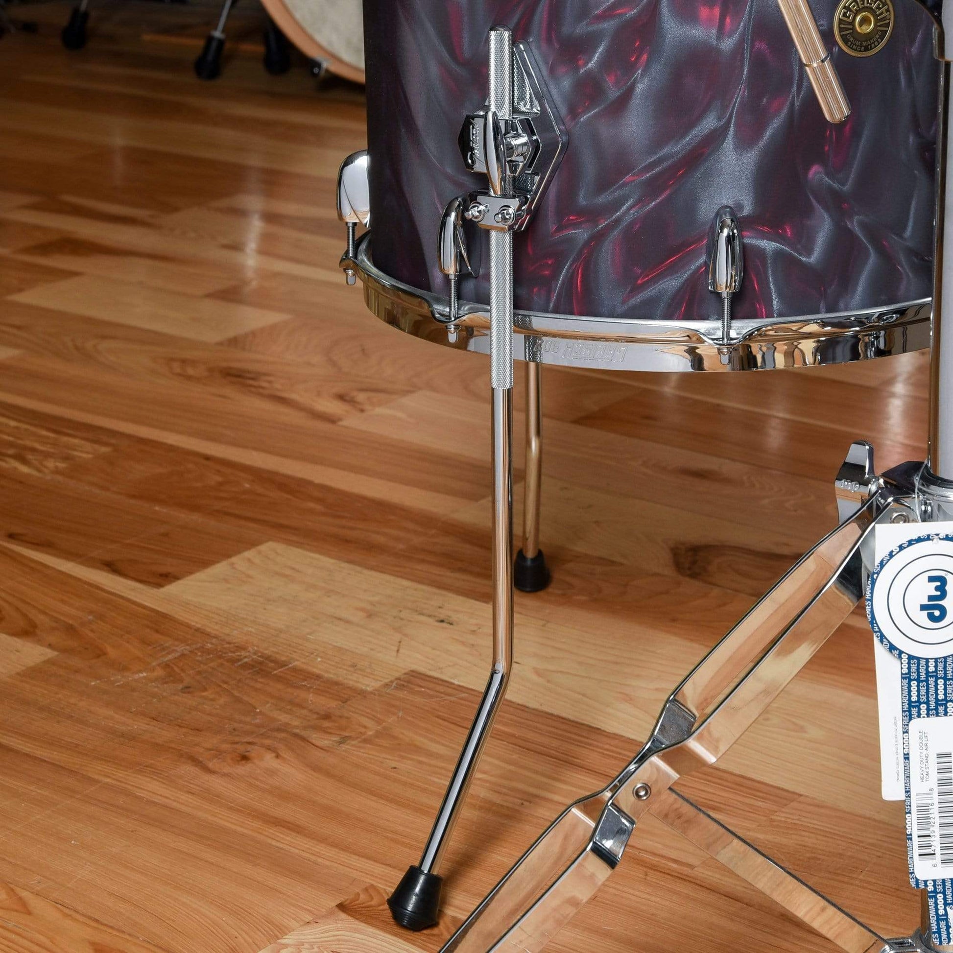 Gretsch Broadkaster 10/12/16/22 4pc. Drum Kit Black Satin Flame Drums and Percussion / Acoustic Drums / Full Acoustic Kits